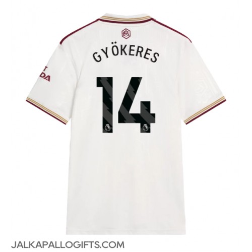 Arsenal Viktor Gyokeres #14 Kolmaspaita 2025-26 Lyhythihainen
